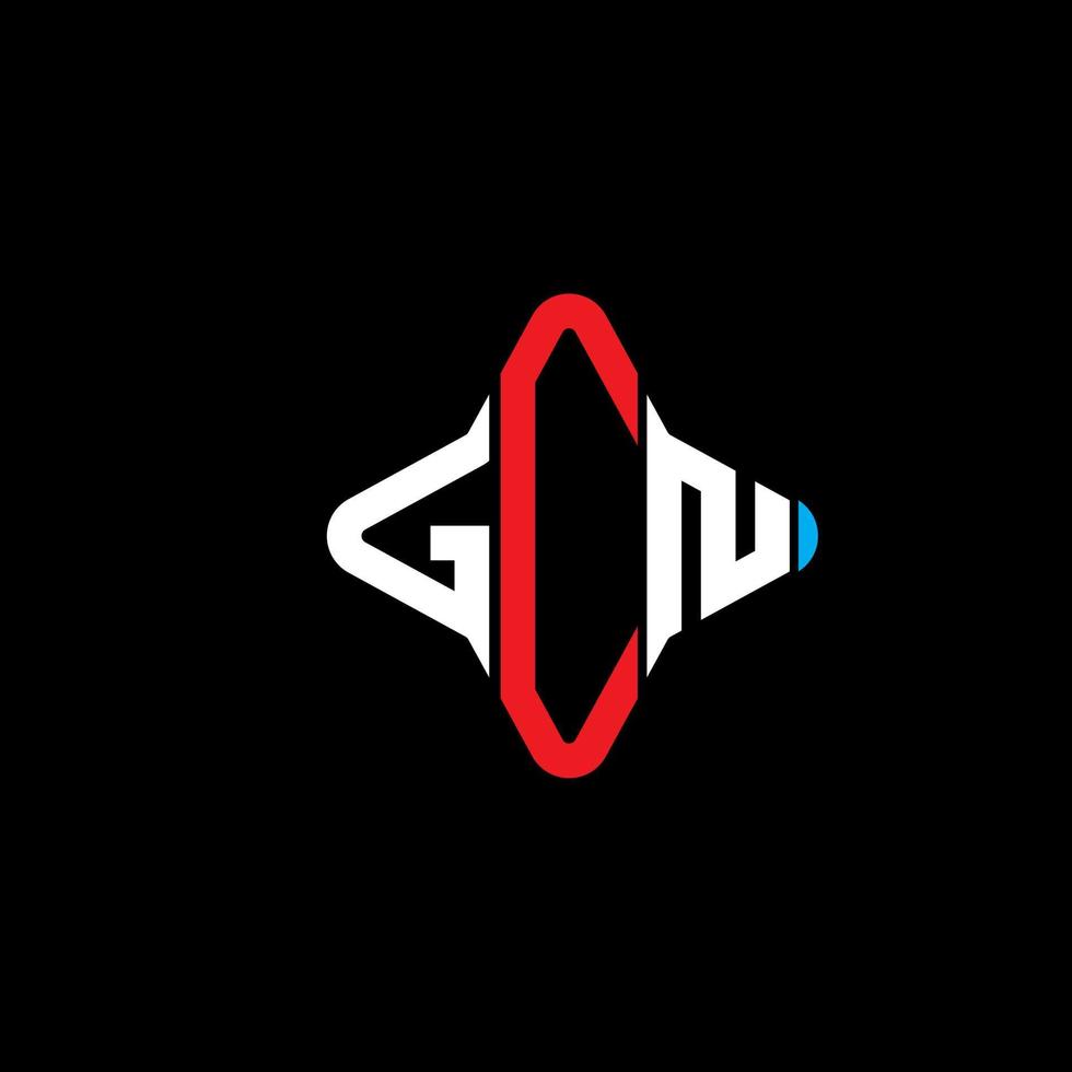 GCN letter logo creative design with vector graphic