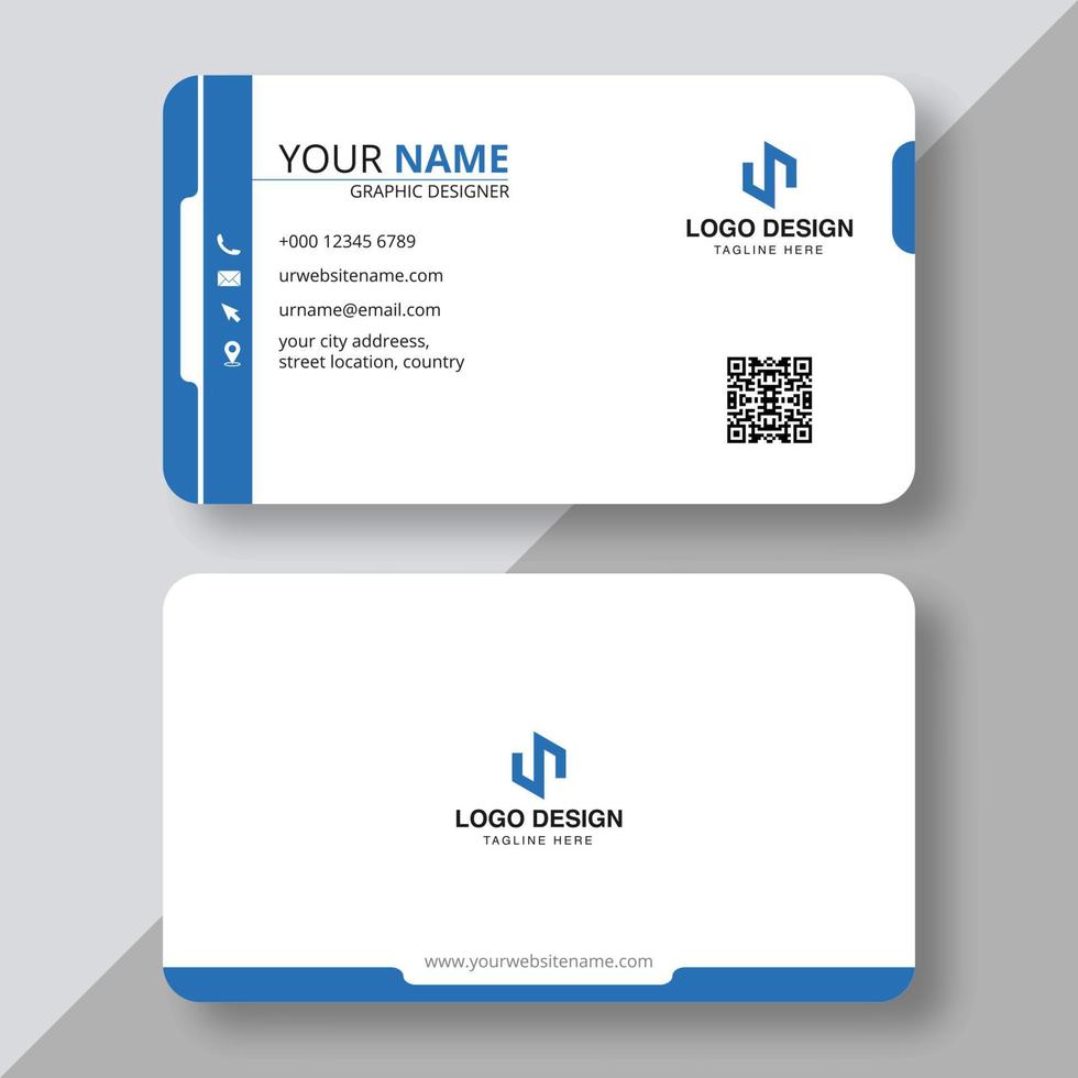 Business Card - Creative and Clean Modern Business Card Template. vector