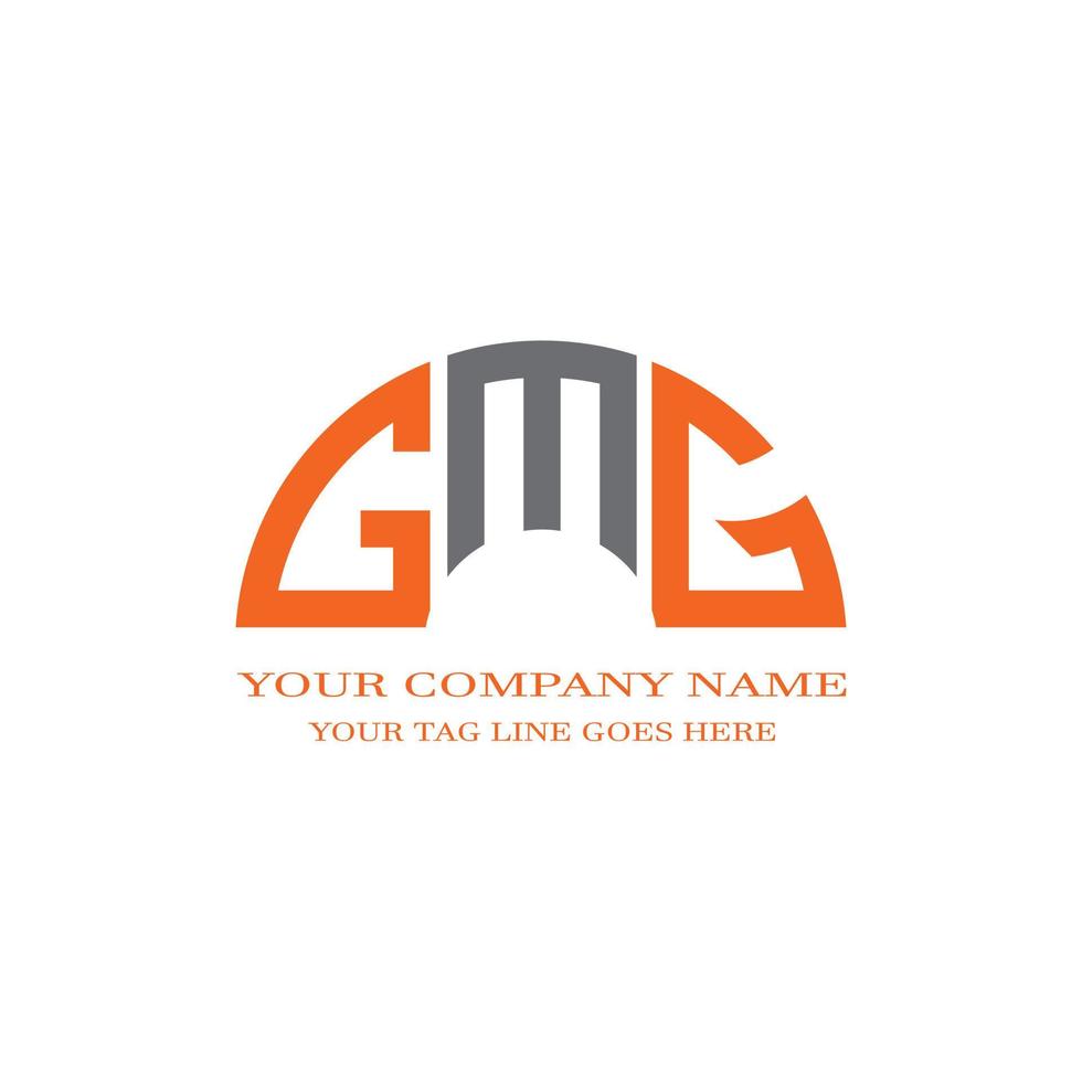 GMG letter logo creative design with vector graphic