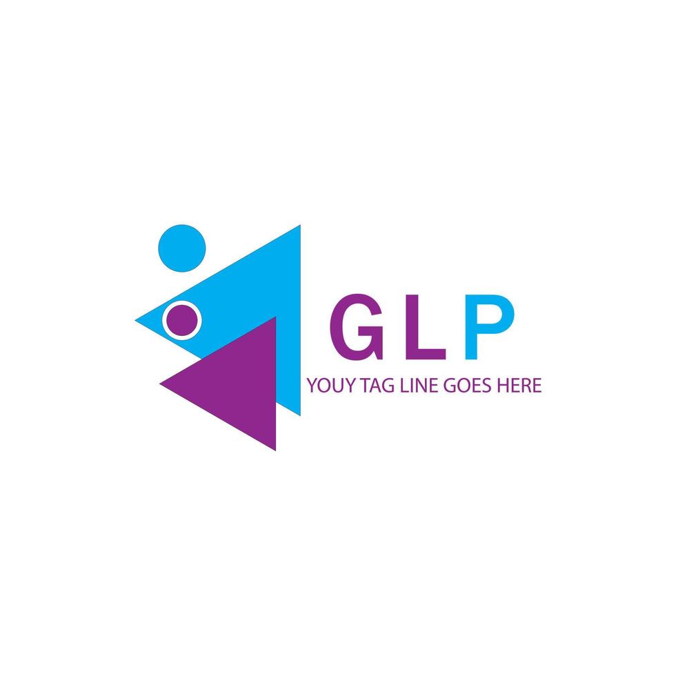 GLP letter logo creative design with vector graphic