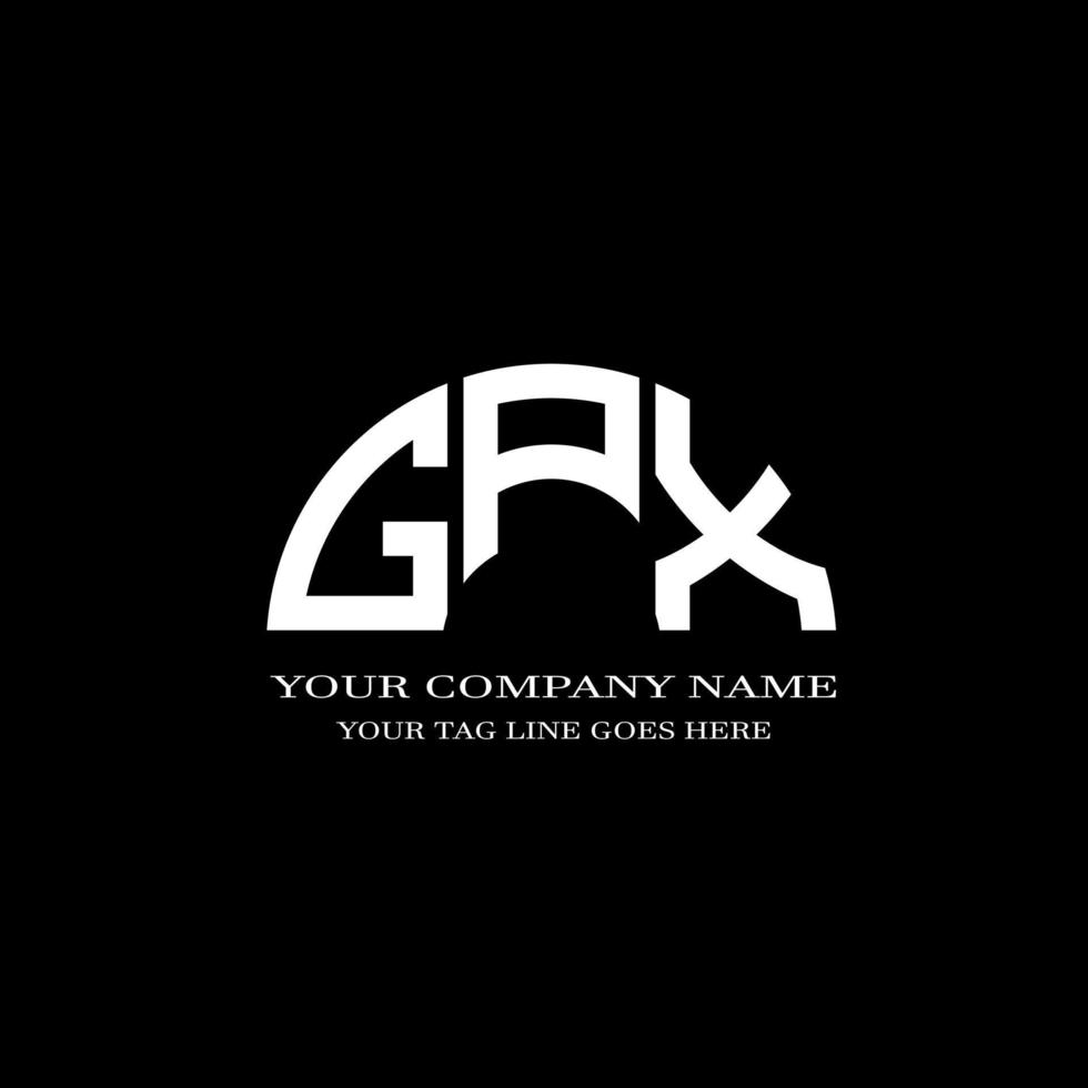 GPX letter logo creative design with vector graphic