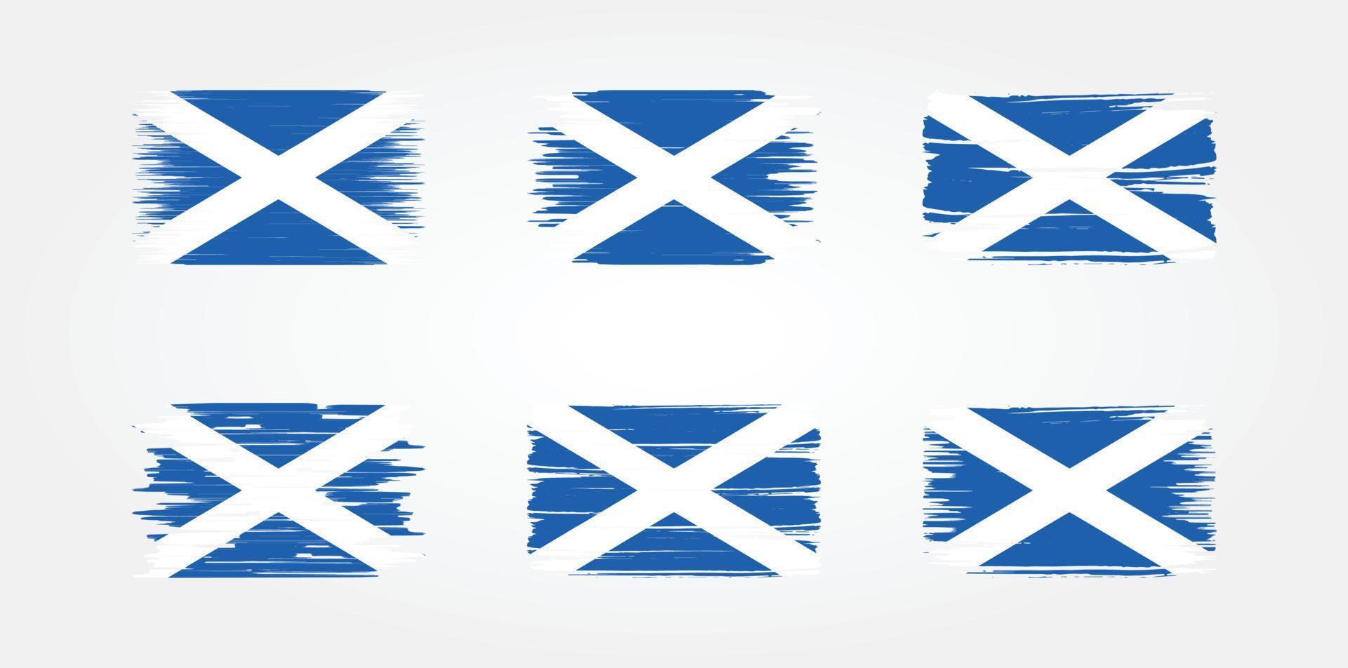 Scotland Flag Collection. National Flag vector