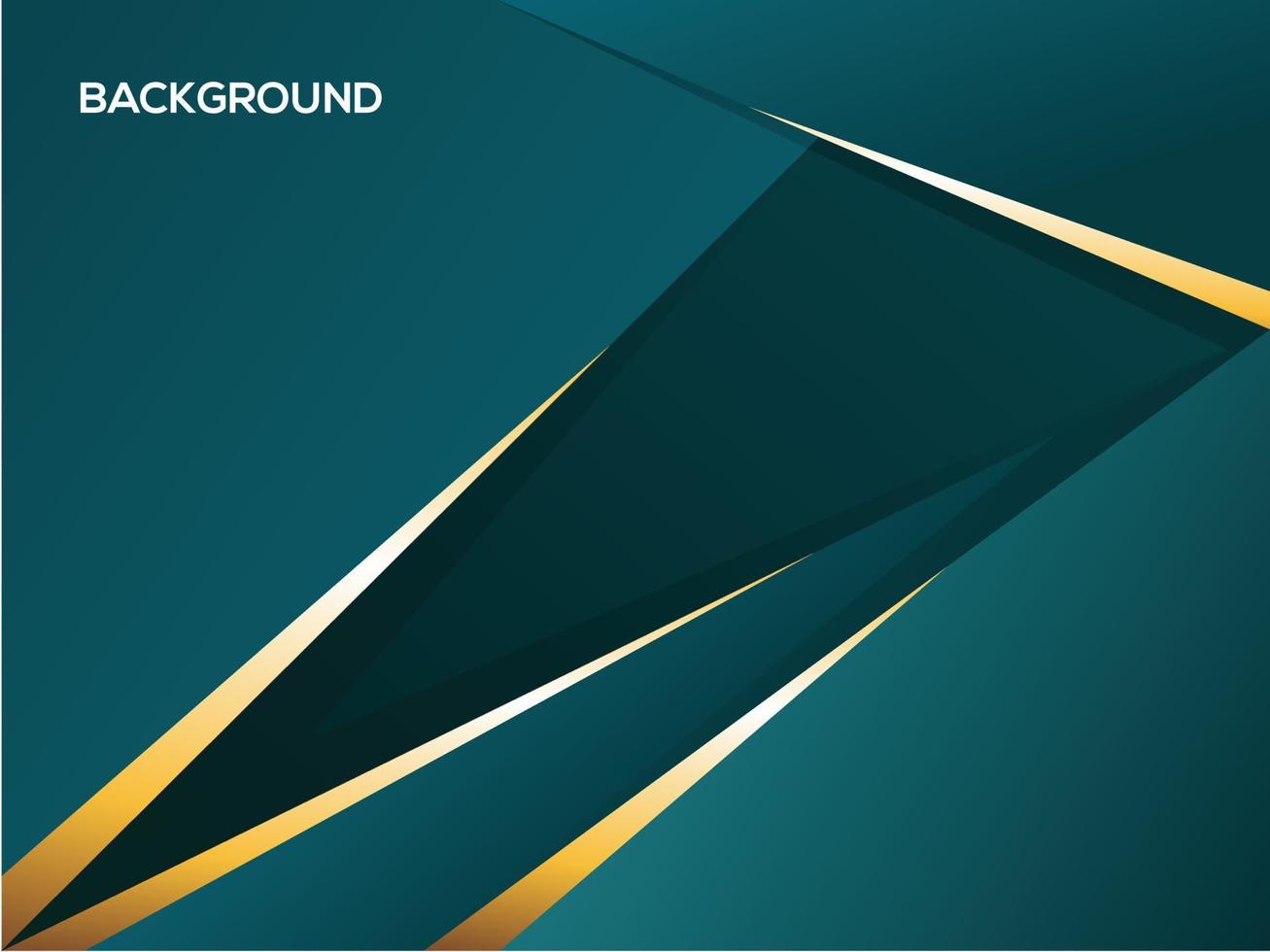 Background black and gold color gradient vector
