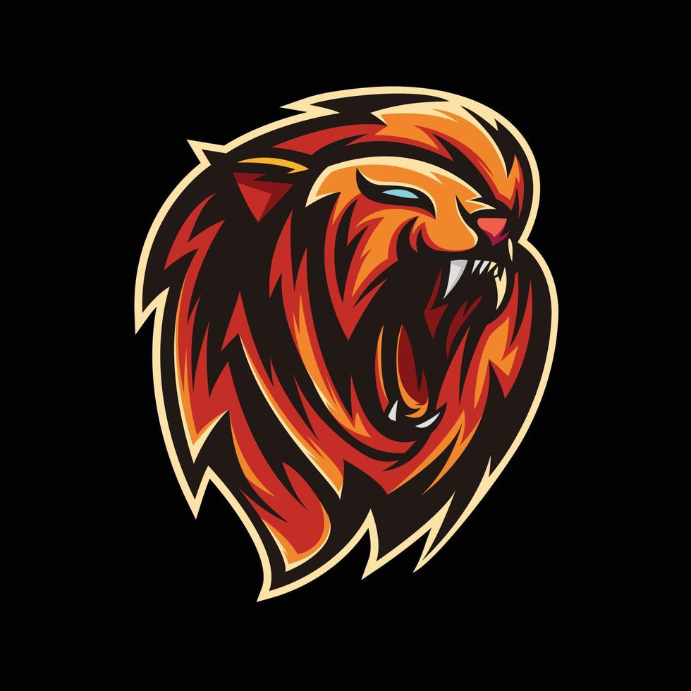 Lion illustration mascot vector