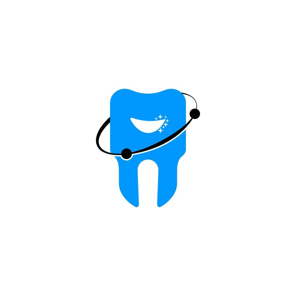 Creative teeth treatment and dental care icon vector