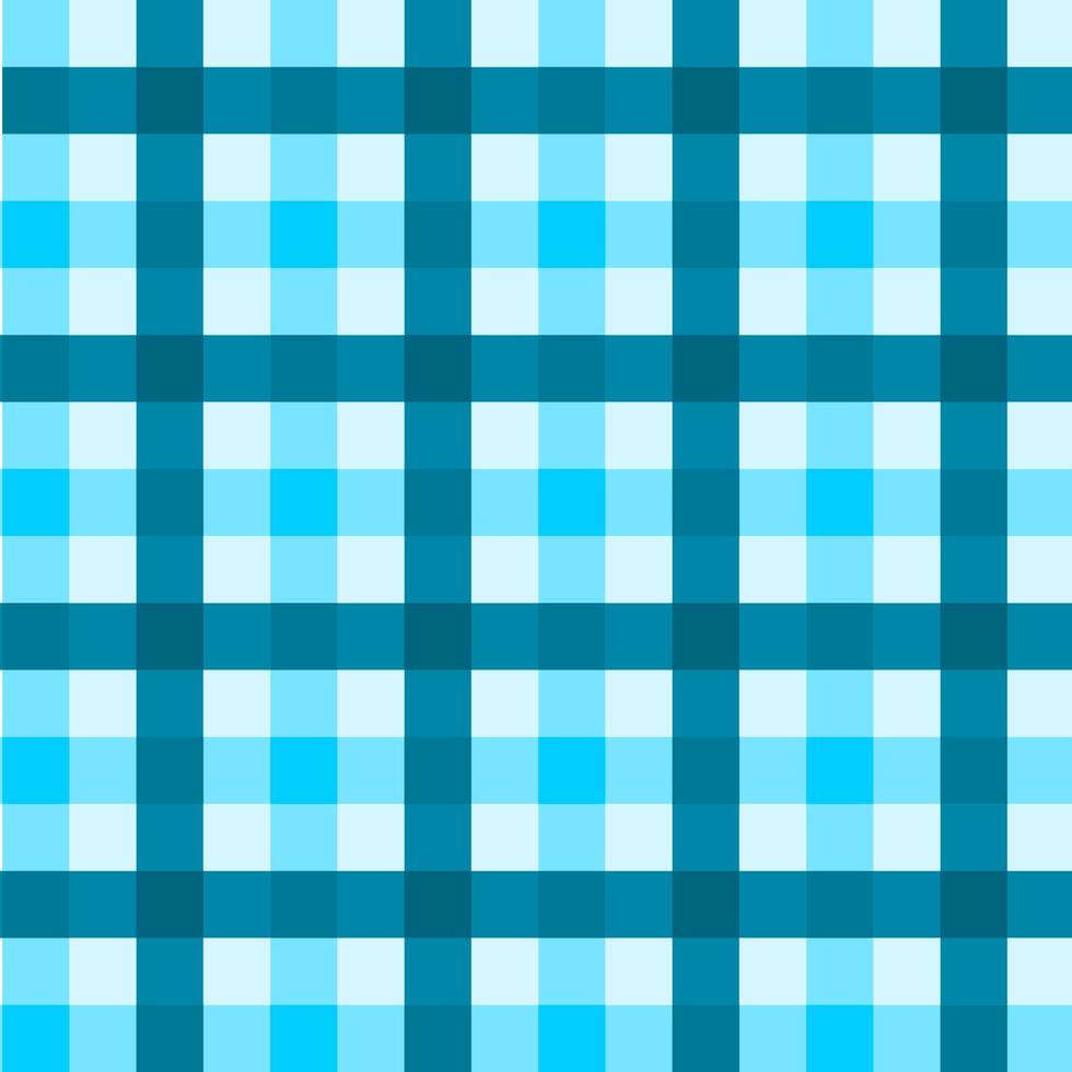Gingham seamless pattern. Blue color. For plaid, tablecloth, clothes, shirts, dresses, paper, bed, blankets, quilts and textile products. Concept of cowboy, country, boy, men, mother, father, sea, sky vector