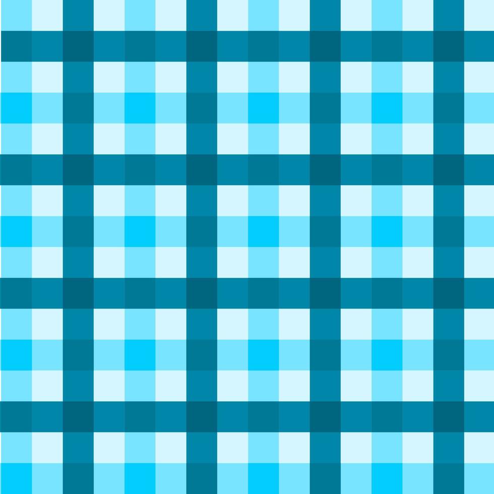 Gingham seamless pattern. Blue color. For plaid, tablecloth, clothes, shirts, dresses, paper, bed, blankets, quilts and textile products. Concept of cowboy, country, boy, men, mother, father, sea, sky vector