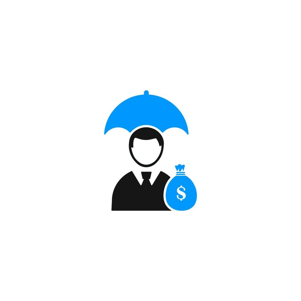 Protection life insurance icon vector