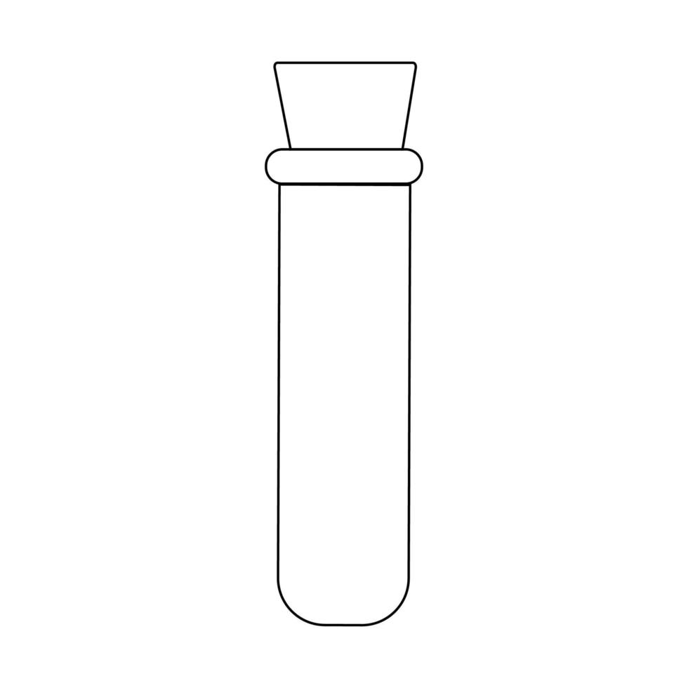 Vector doodle illustration of potion bottle
