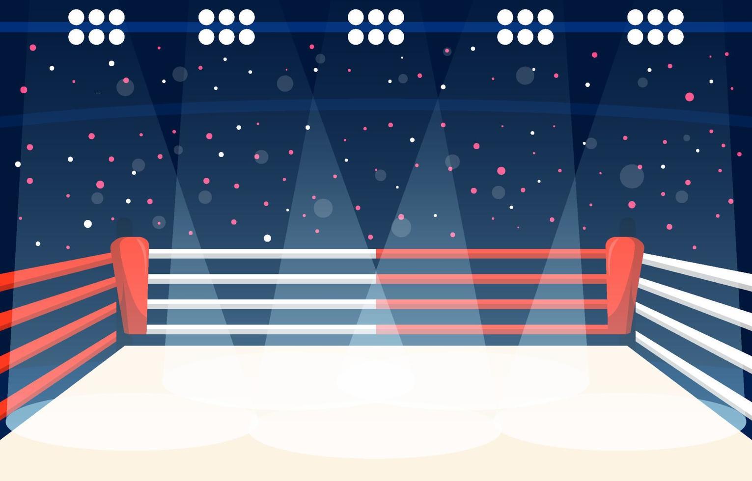 Sport Boxing Arena Background vector