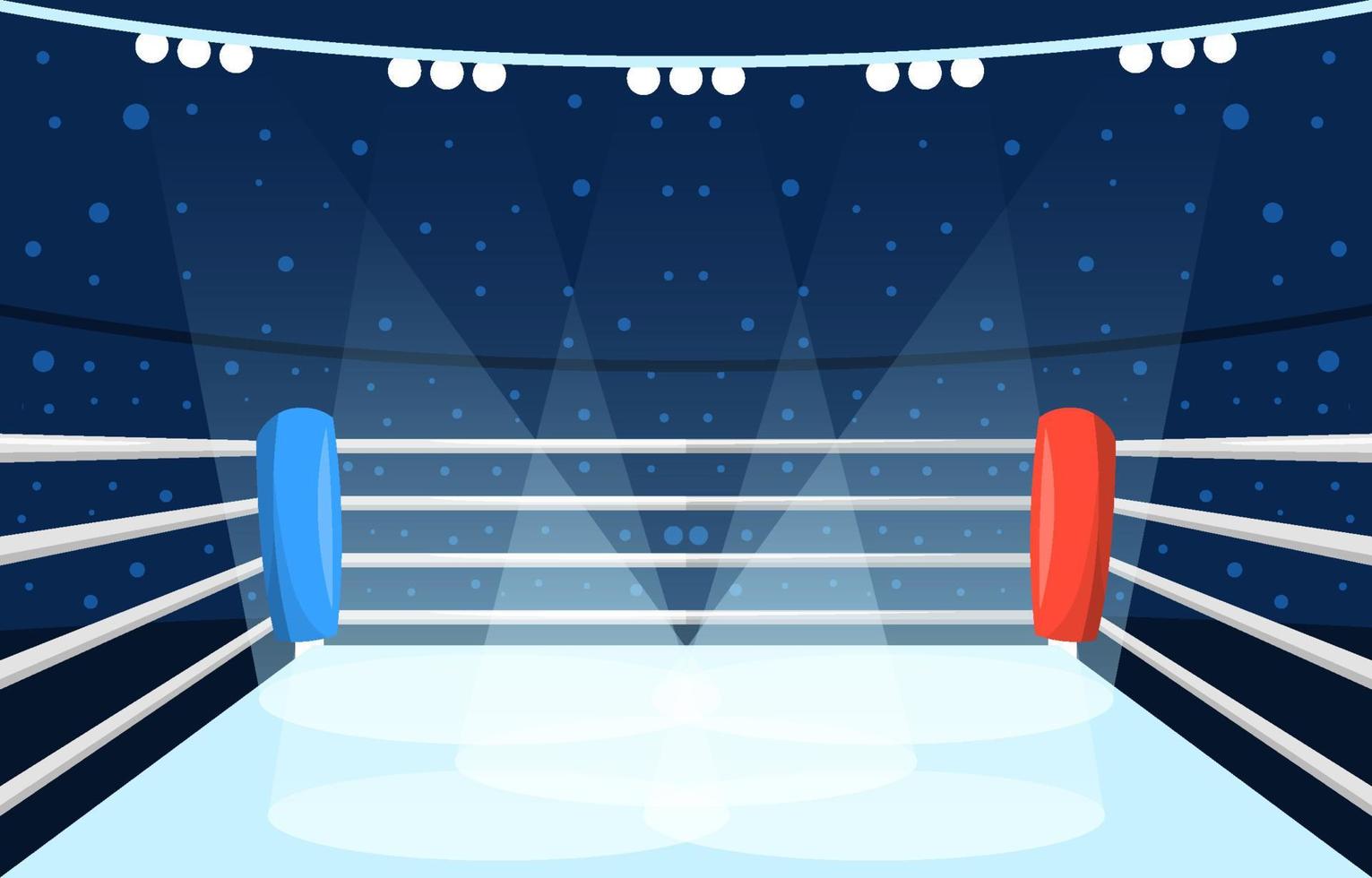 Sport Boxing Arena Background, vector