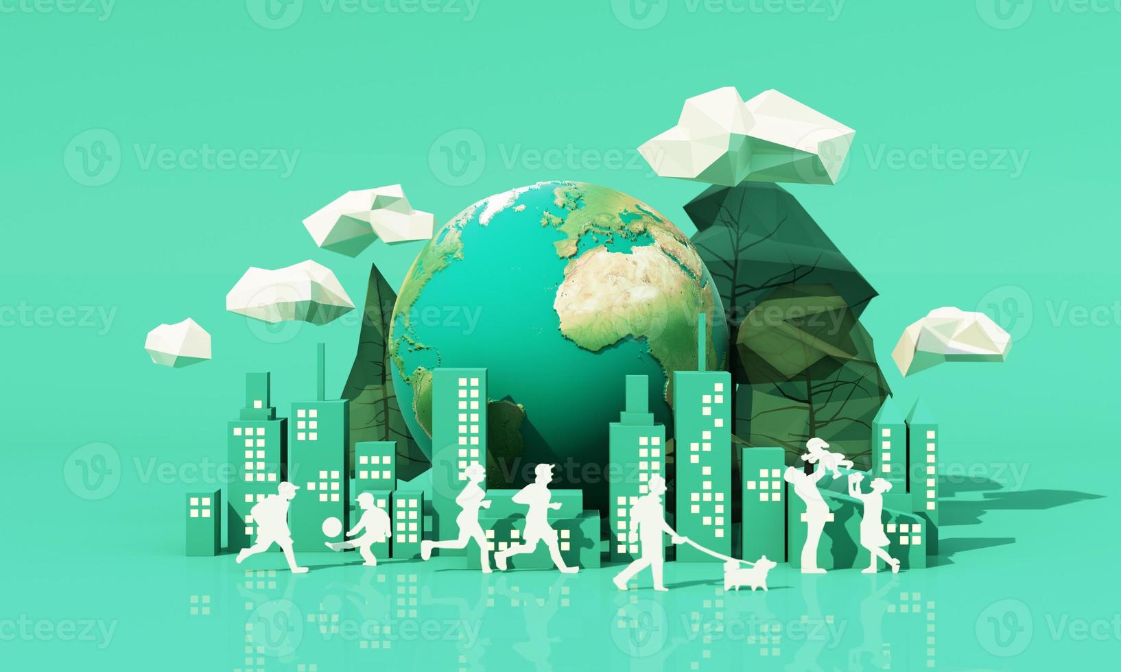 Like icon designed 3d box with white background. 3d rendering photo