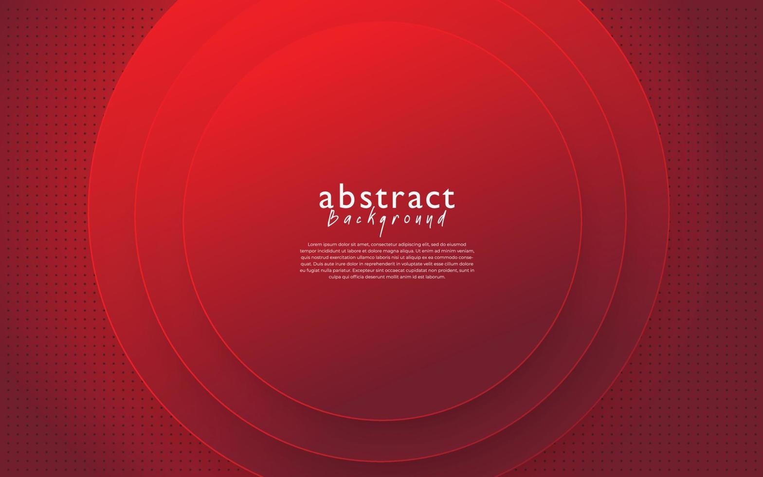 Red modern abstract background design vector