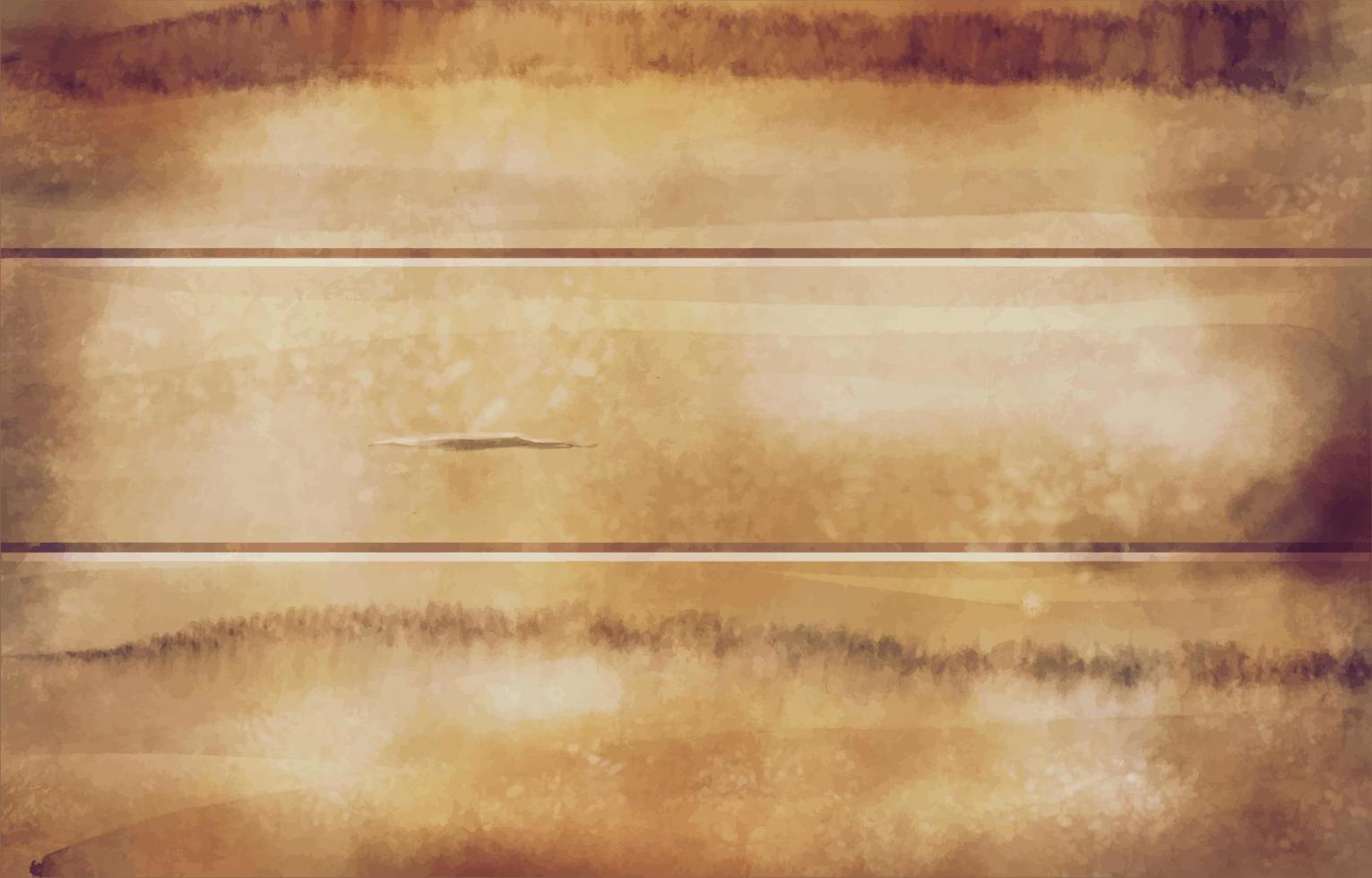 Watercolor Rustic Wood Plank vector