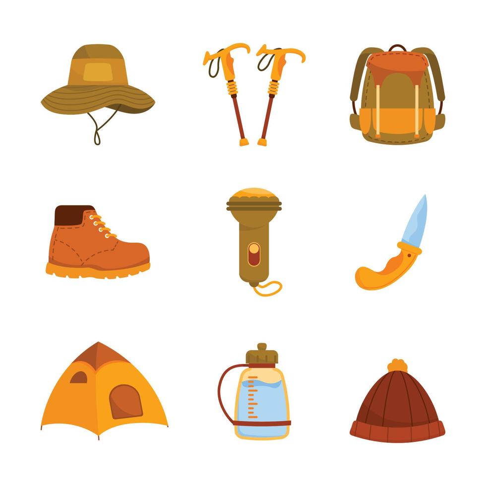 Outdoor Camping Equipment vector