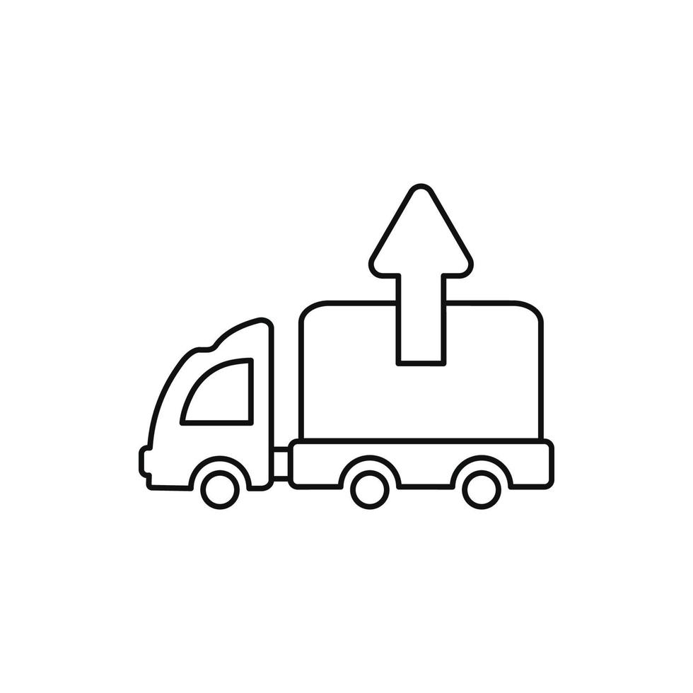 home delivery car icon vector