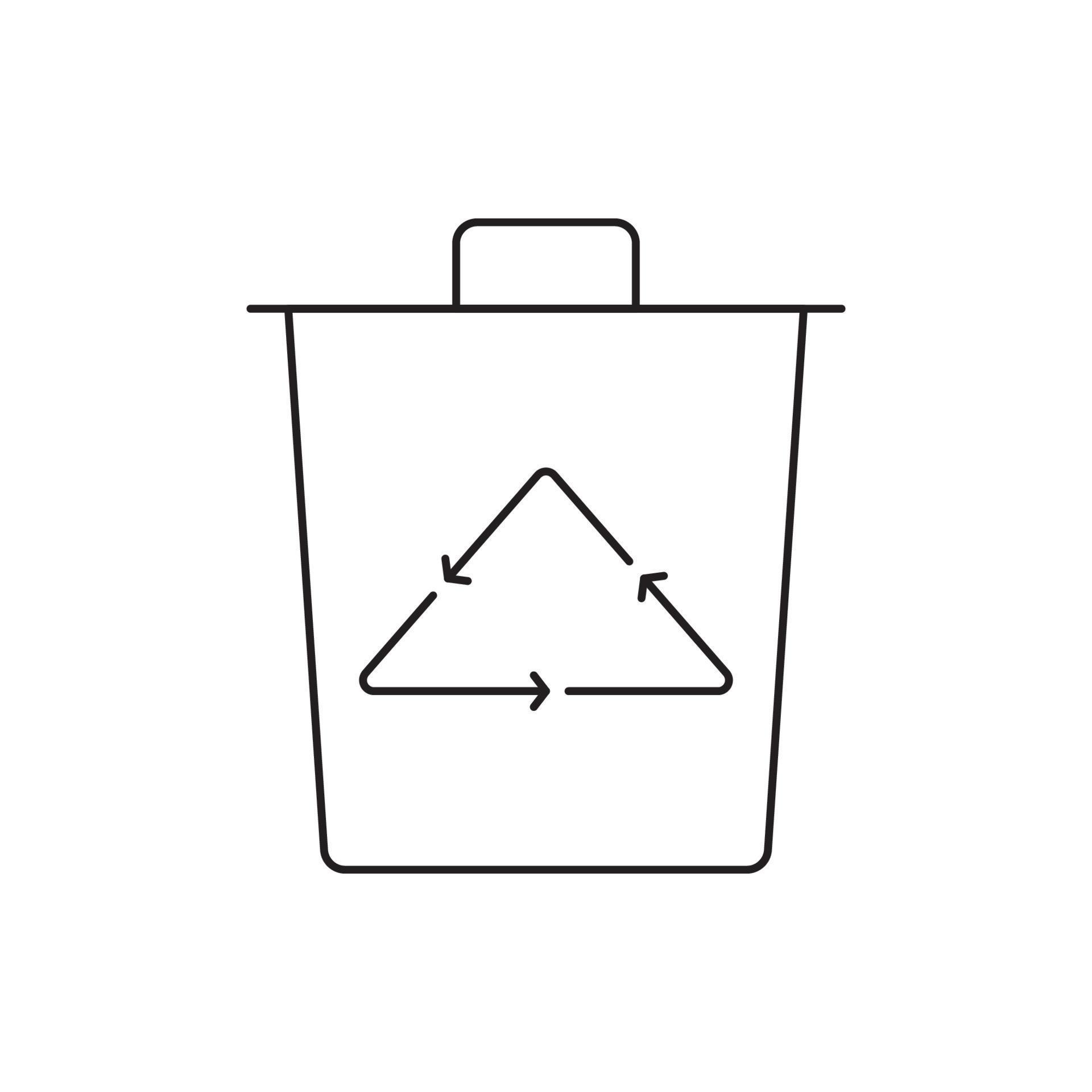 delete and recycle bin icon vector 7930503 Vector Art at Vecteezy