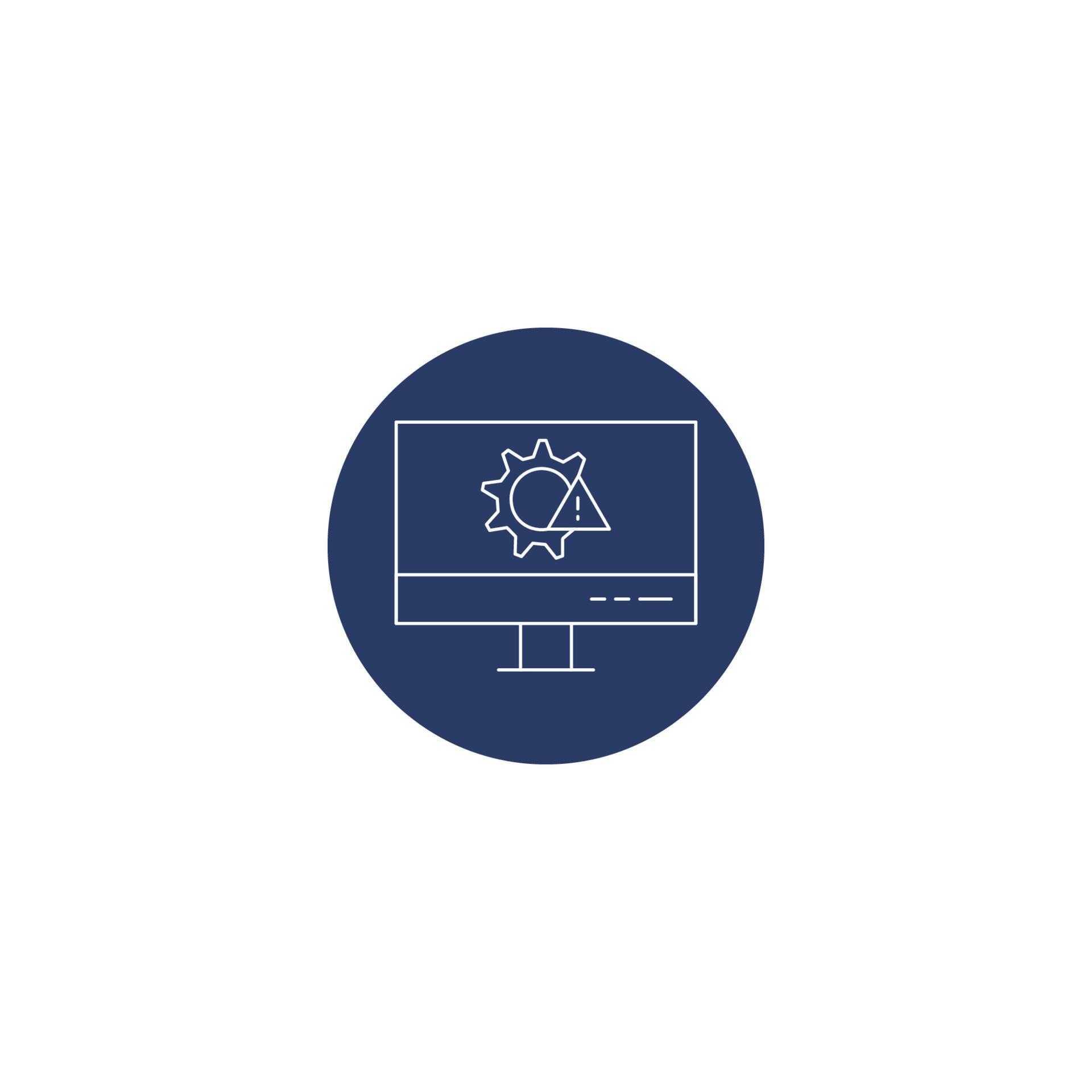 computer system error icon 7930567 Vector Art at Vecteezy