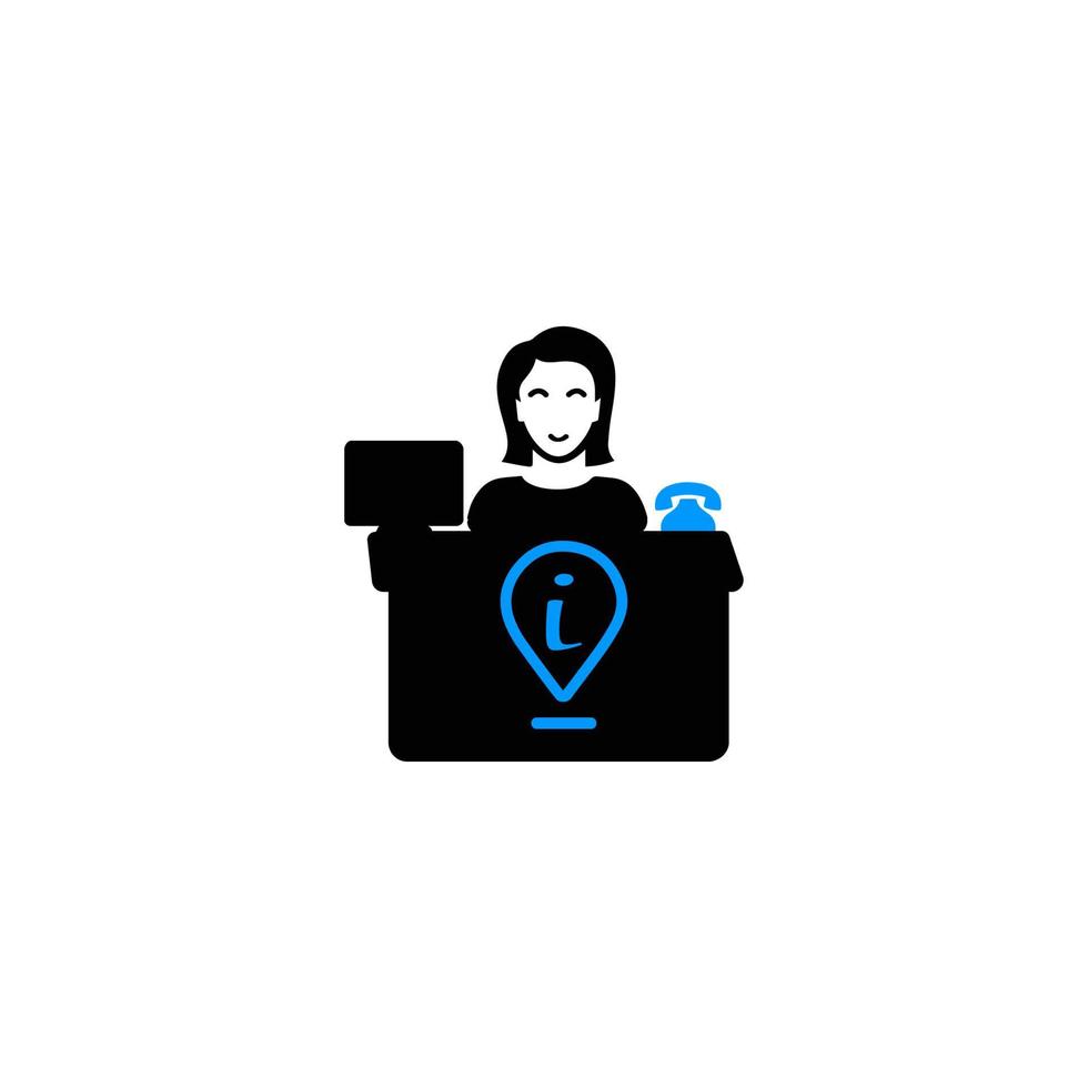 identity information icon vector