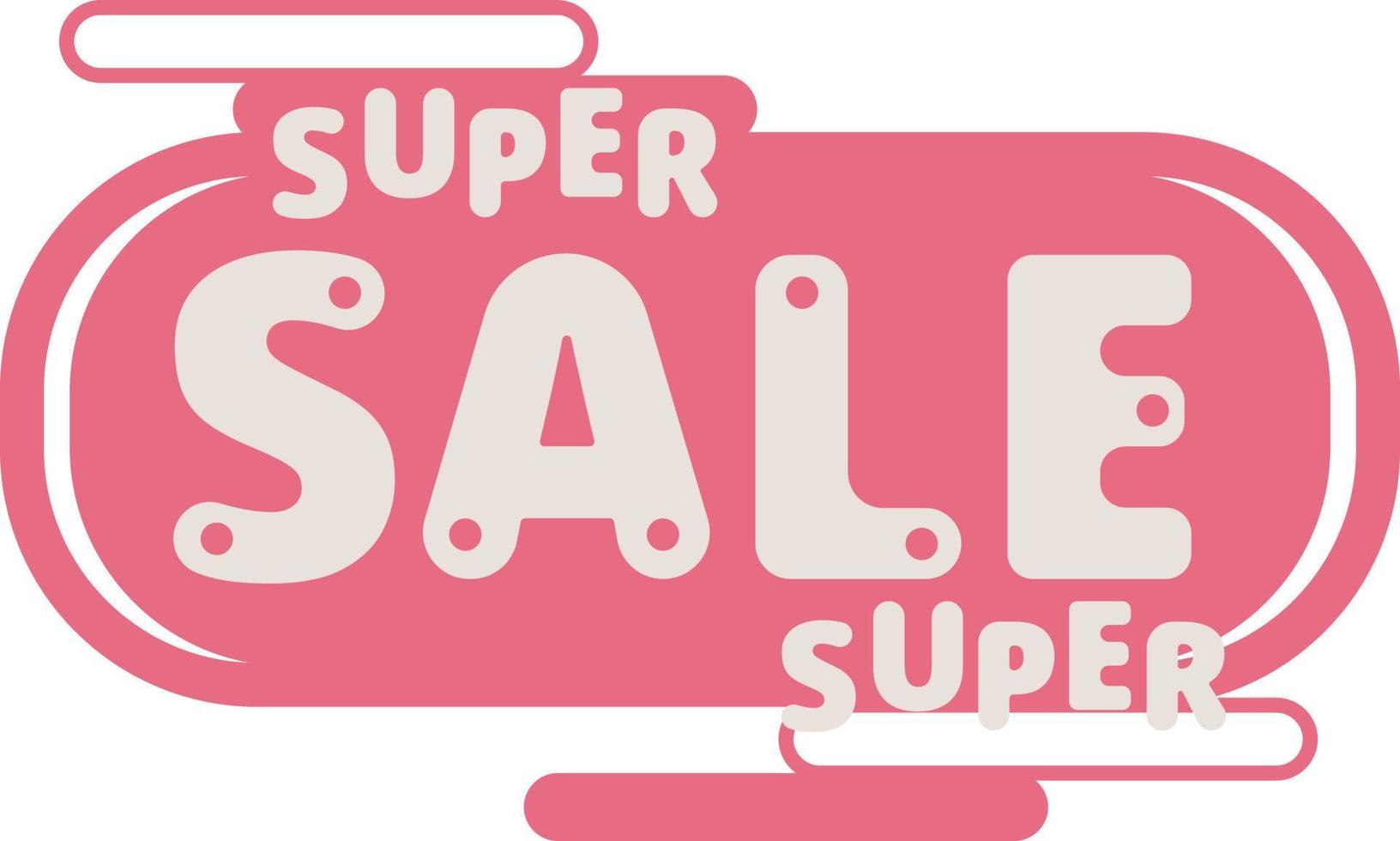 Clearance Special Offer Sale Flat Pink Icon Vector Style