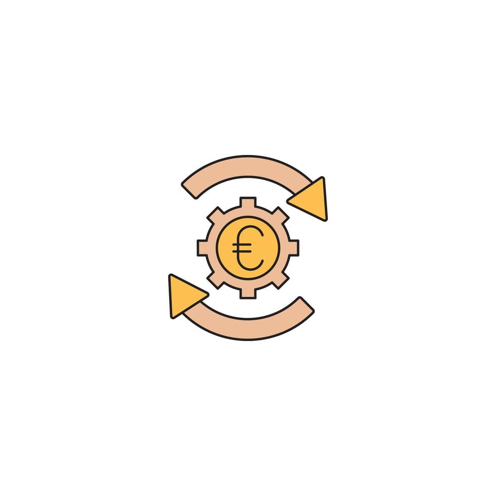 international Money exchange icon vector