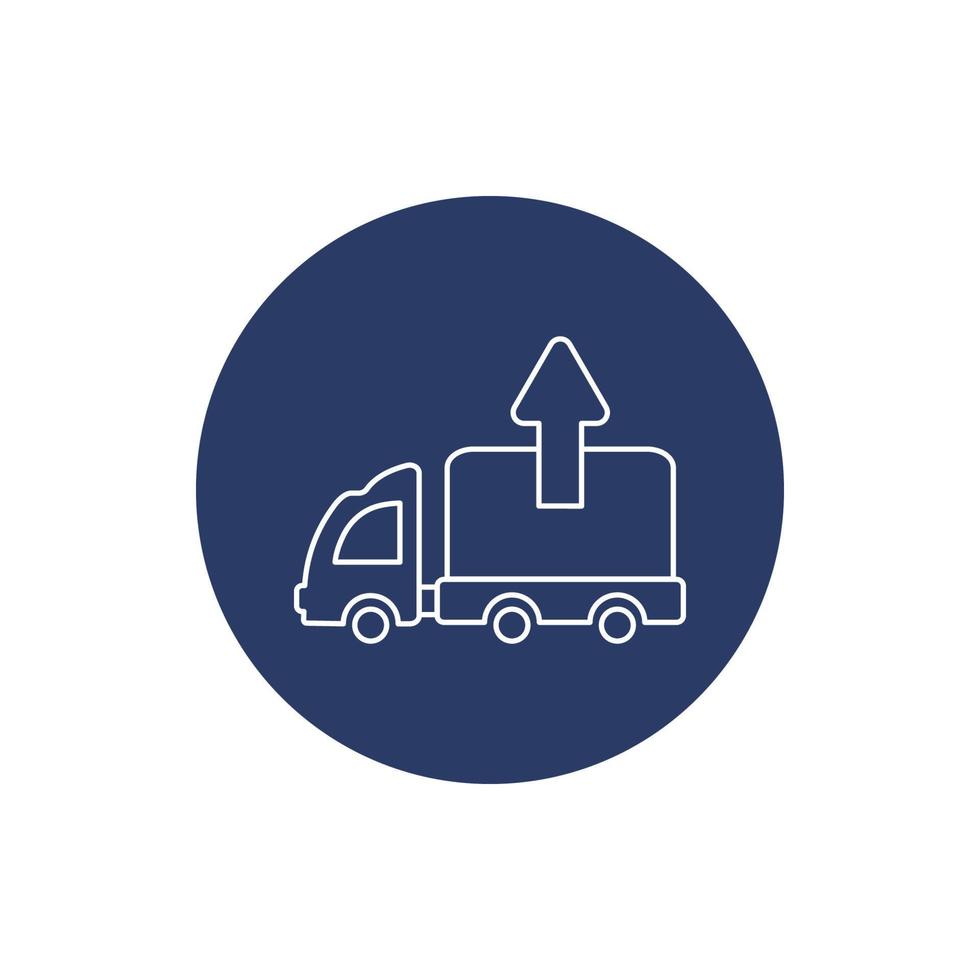 home delivery car icon vector