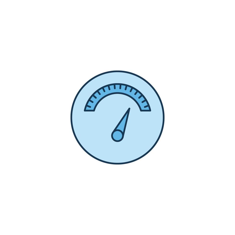 Fridge cooler measurement meter vector