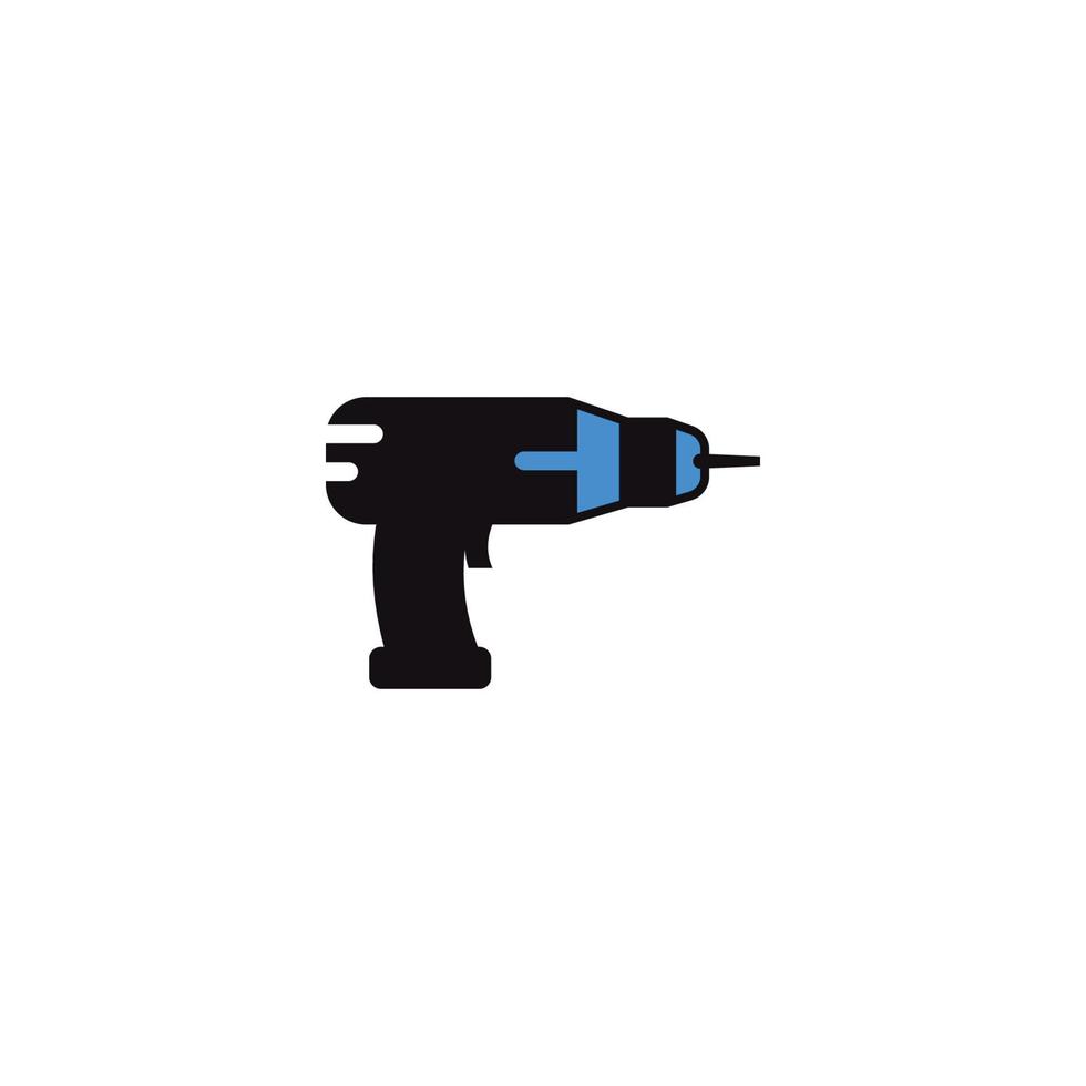 mechanical engineering work tool drill icon vector