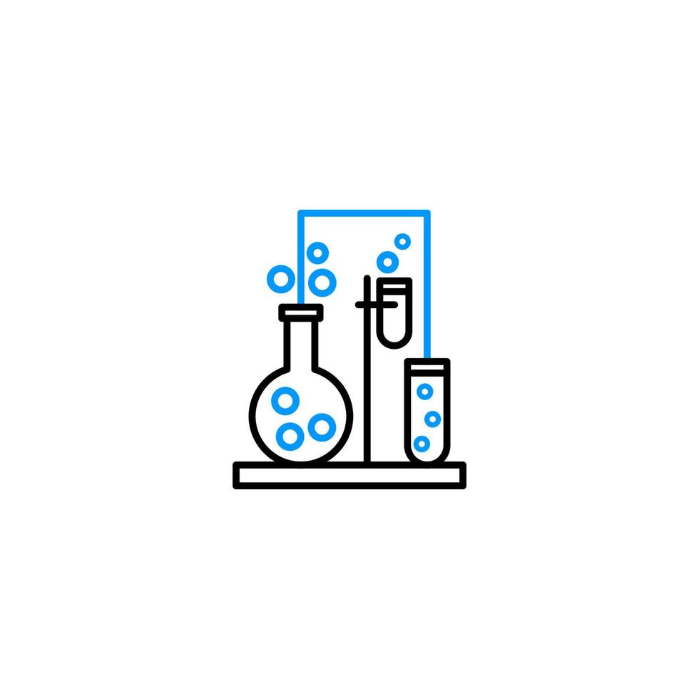 Medicine Pharmaceutical formula medical laboratory science Icon vector