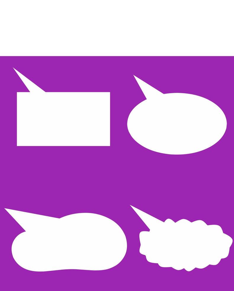 vector graphic design illustration symbol speech icon text speech bubble label to convey the conversation of characters in story comics
