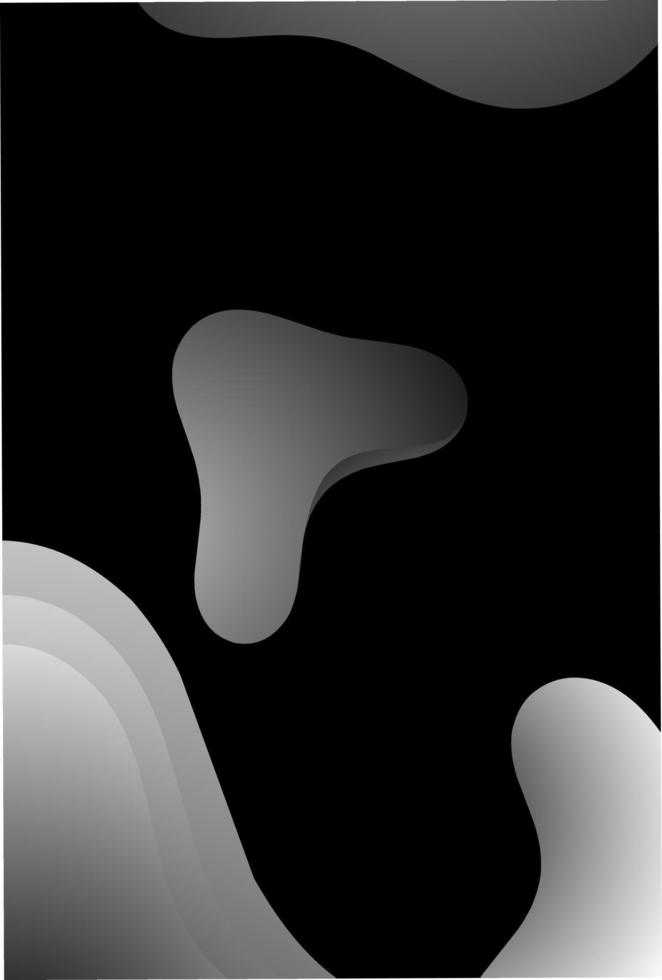 Ilustración de vector de fondo gráfico de elemento negro abstracto para banner digital