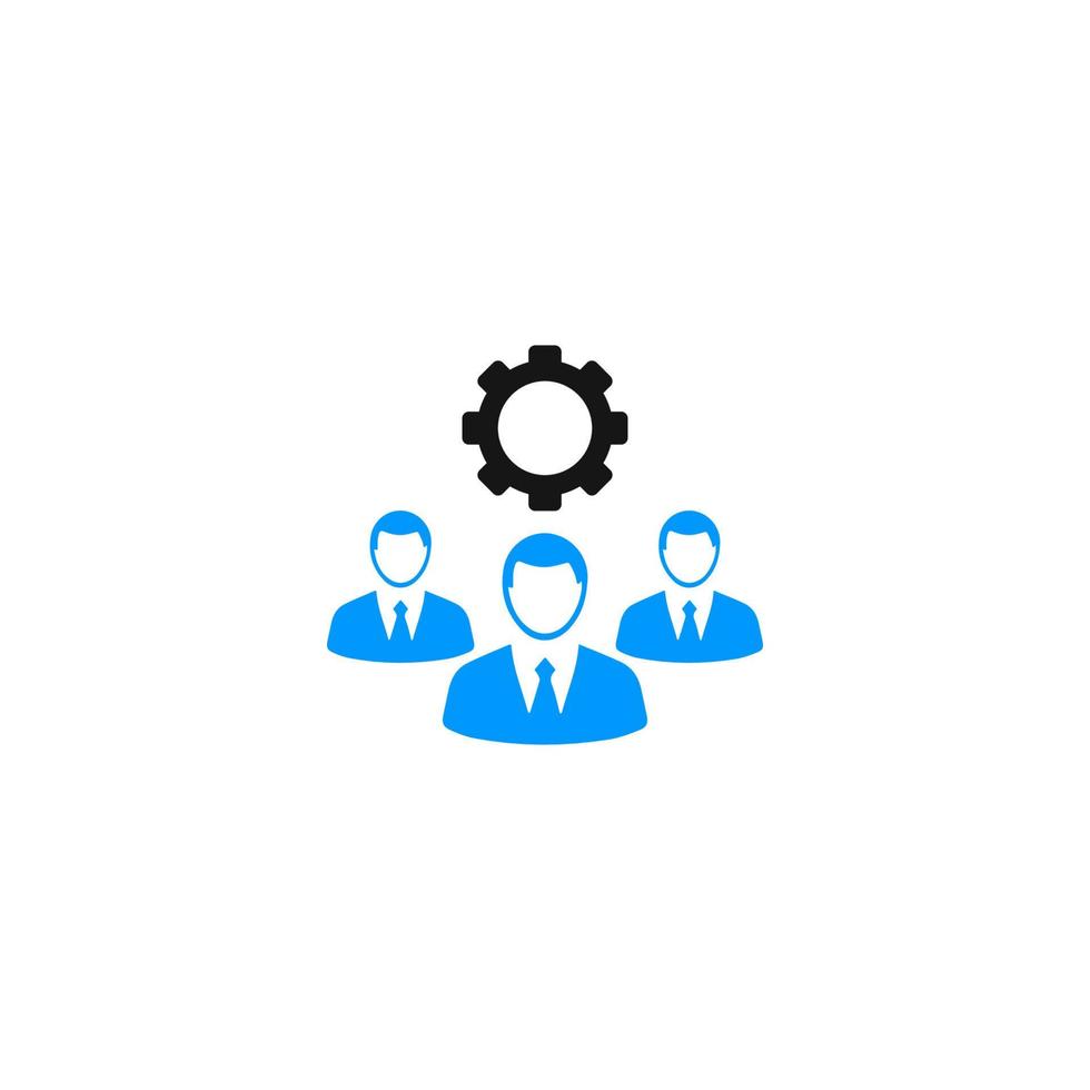 Human resources icon vector