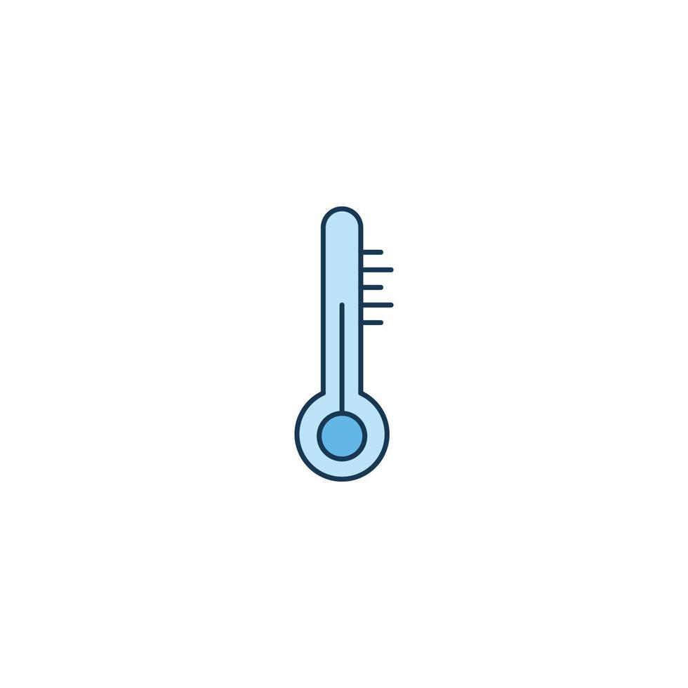Fridge cooler measurement meter vector