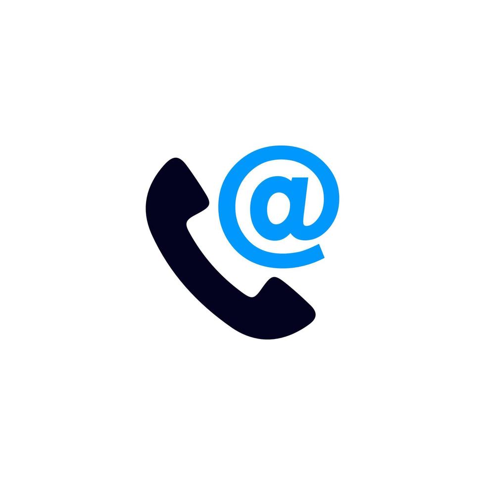creative contact us icon vector