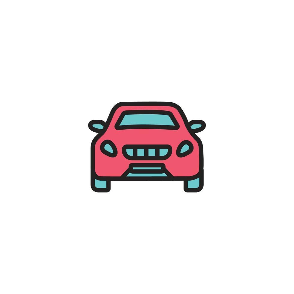 modern travel car transport icon vector