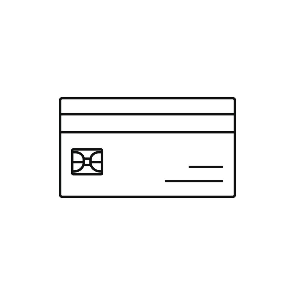 vector de icono de tarjeta de crédito de compras