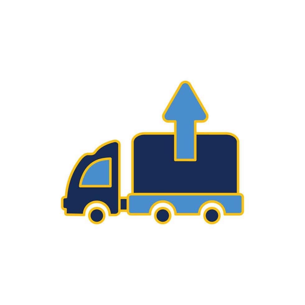 home delivery car icon vector