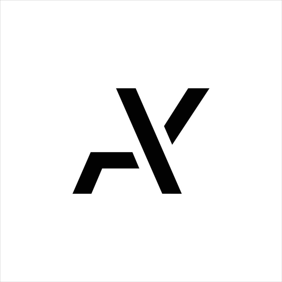 a, y carta logo vector monograma