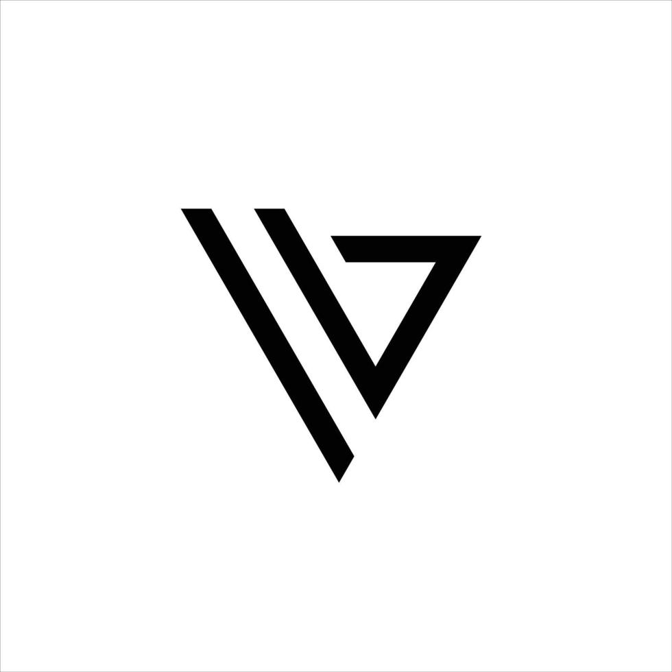 logotipo de letra vb, icono, diseño vectorial. vector