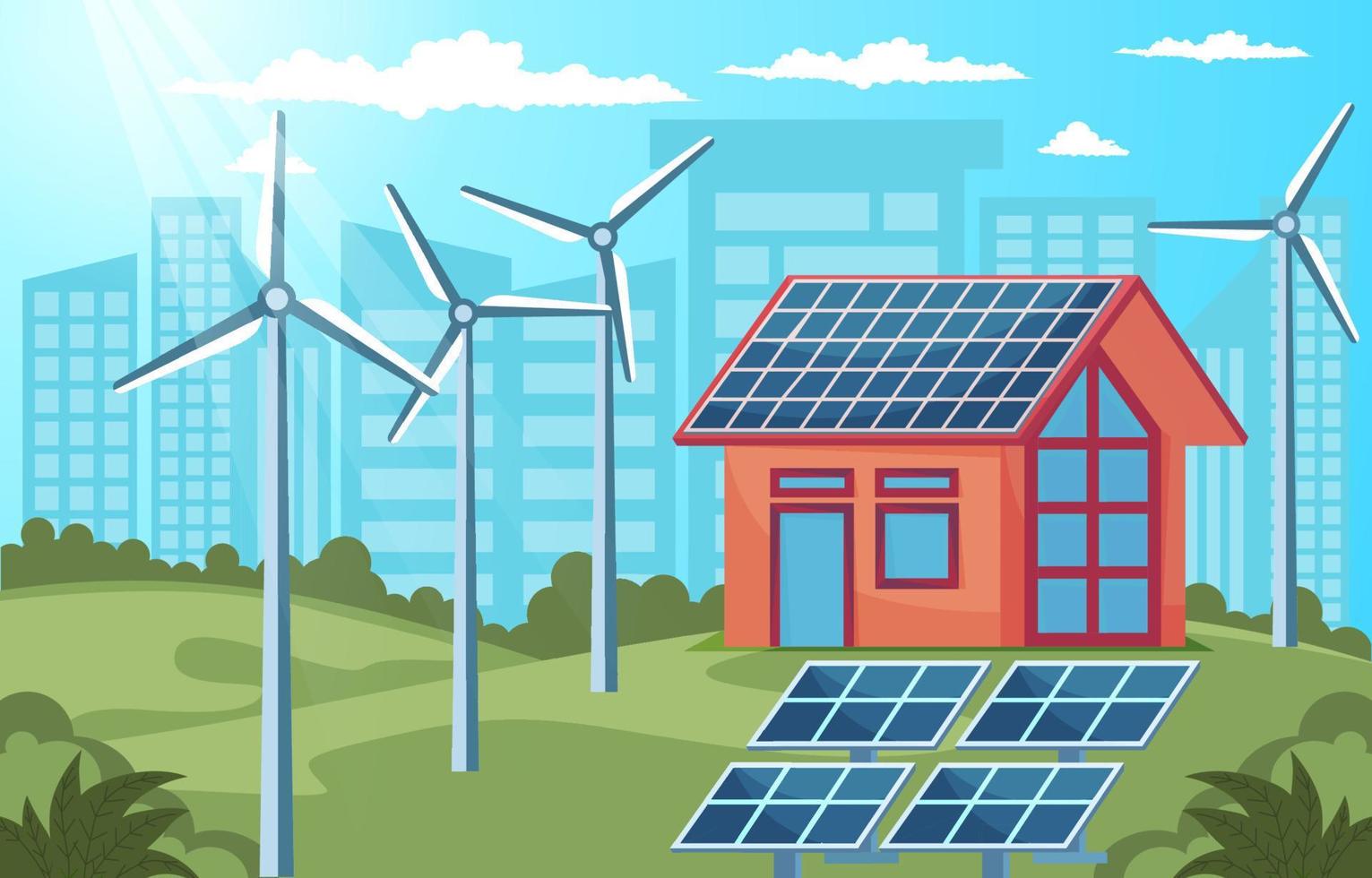 Eco Green Technology Concept vector