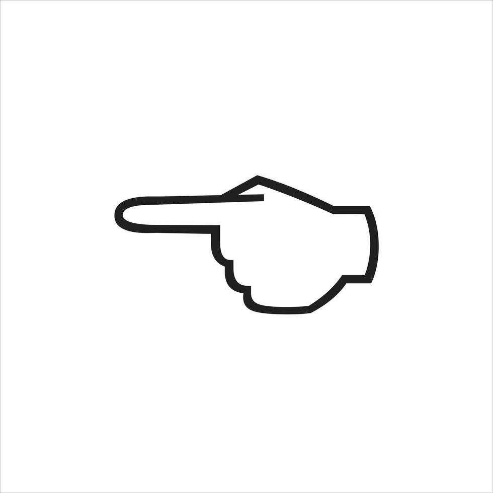 Fingers line icons design vector. vector