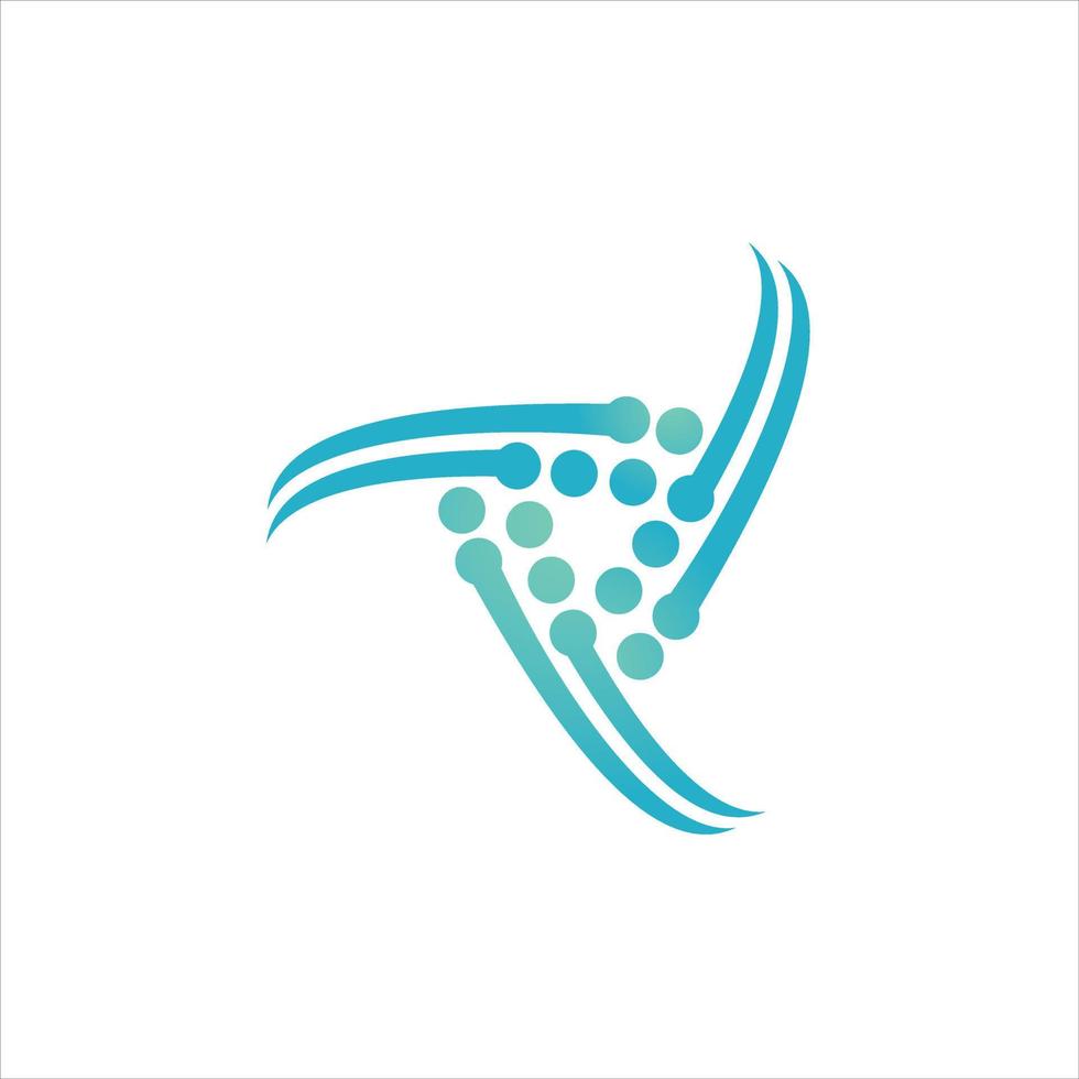TTT letters triangle logo design. vector