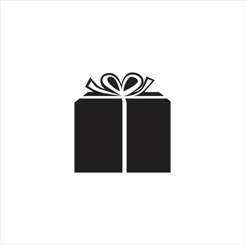 plantilla de diseño de logotipo de icono de regalo. vector