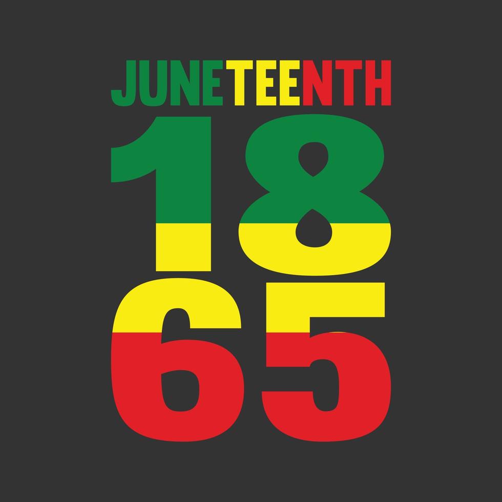 Juneteenth day t shirt design vector