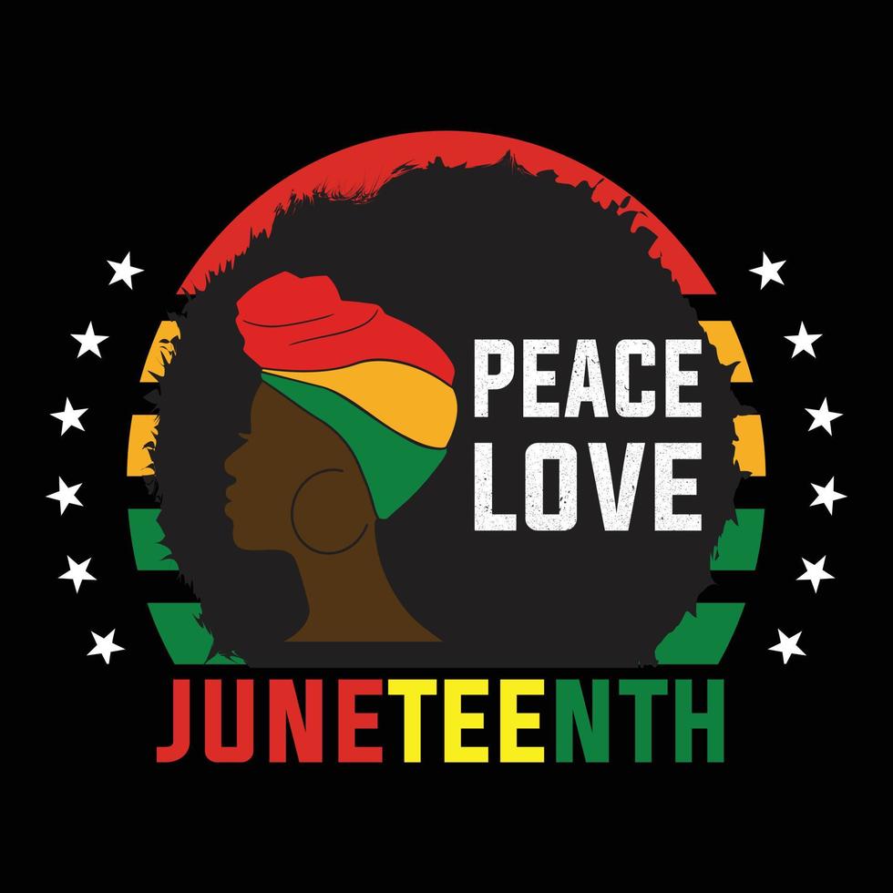 Juneteenth day t shirt design vector