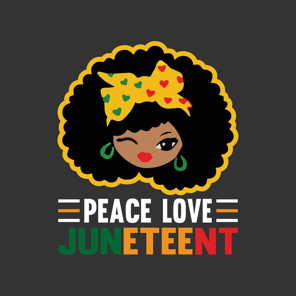 Juneteenth day t shirt design vector