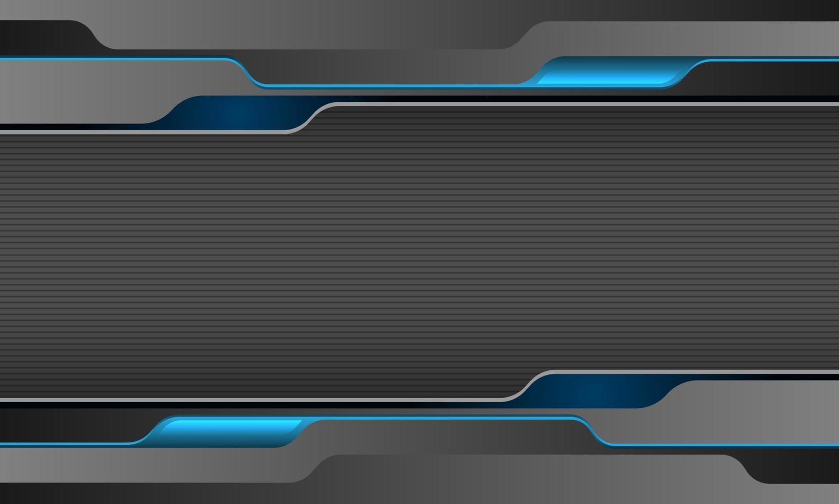 Abstract grey metallic blue line cyber futuristic technology creative design modern vector