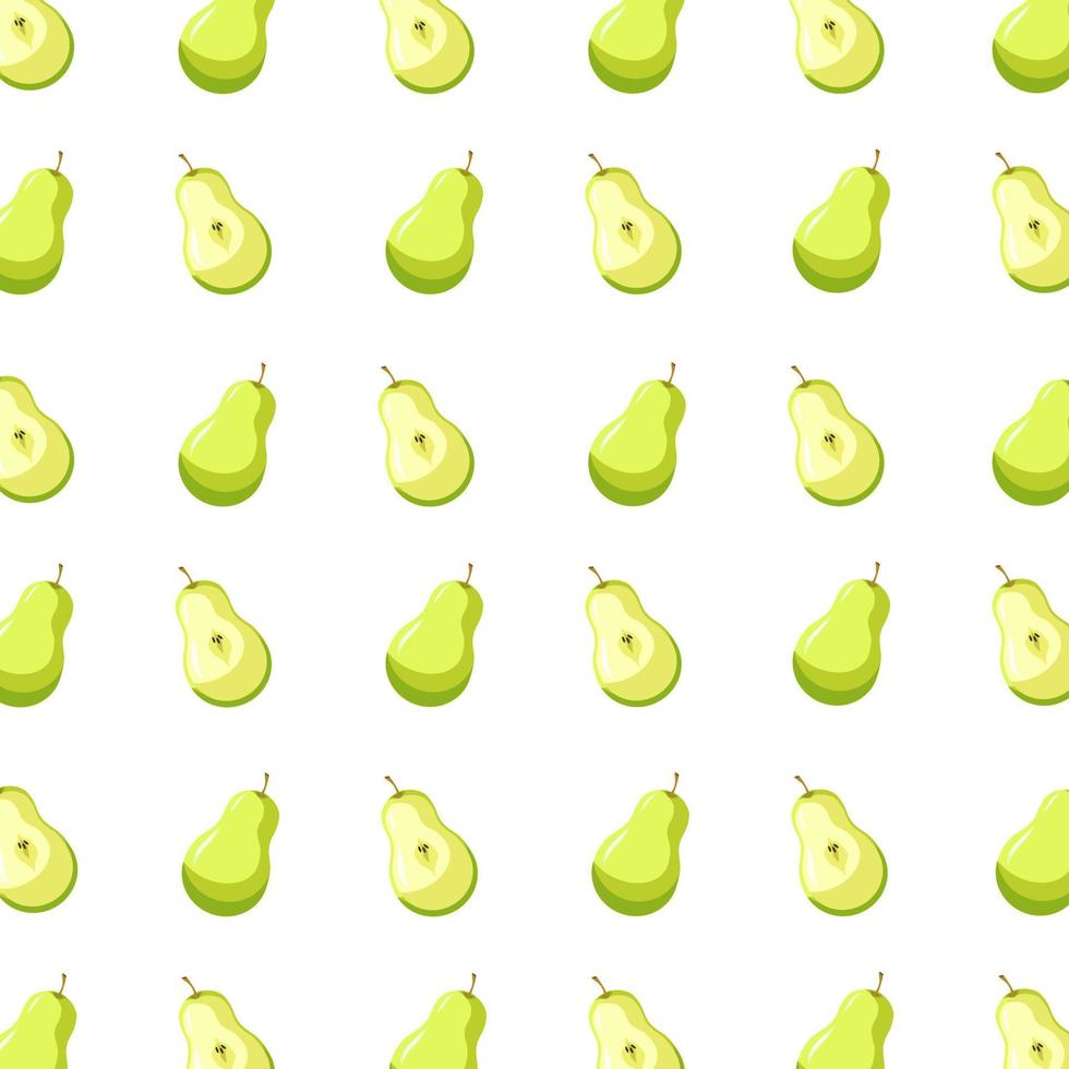 Pattern vector illustration of a pear