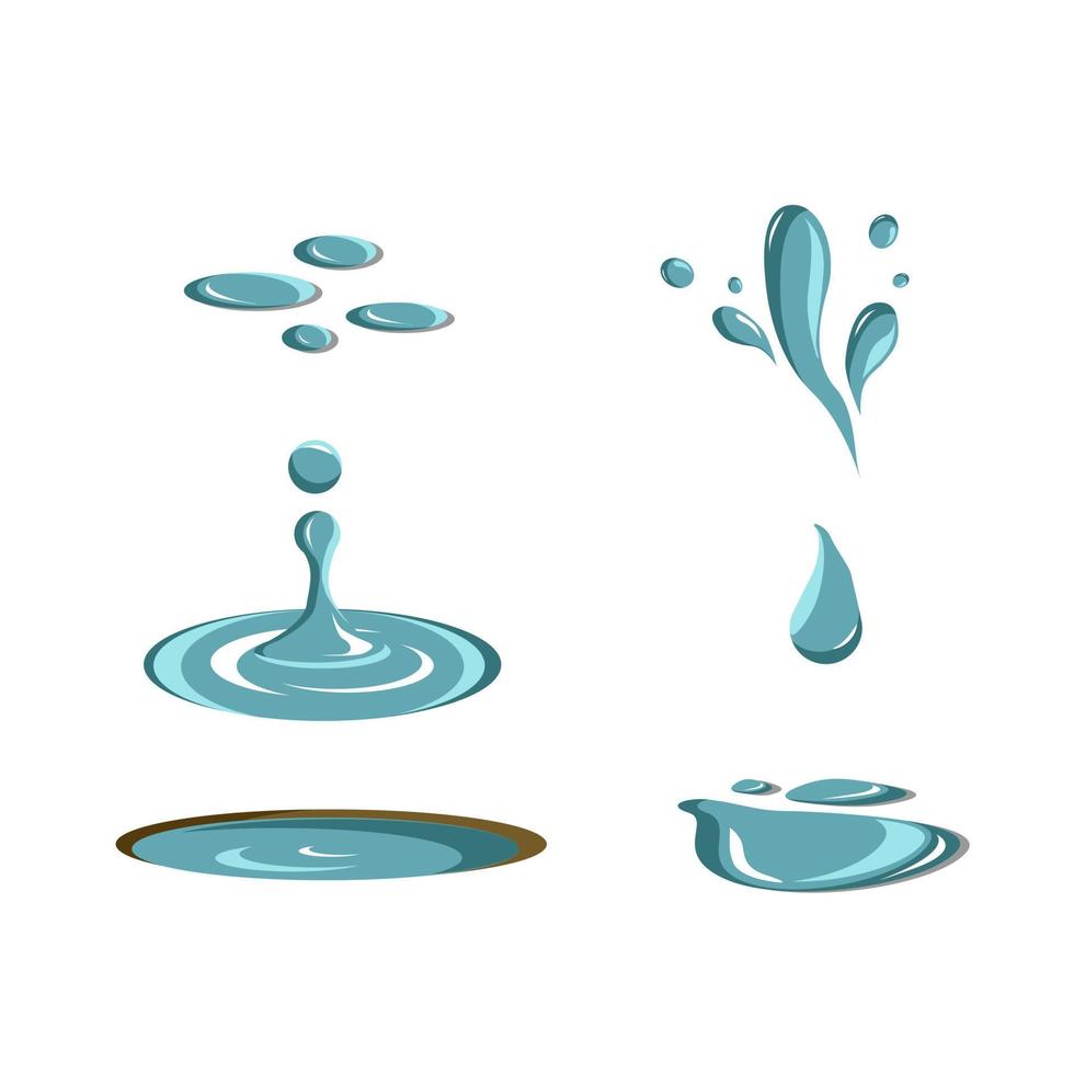 Illustration Vector Water  Clip Art