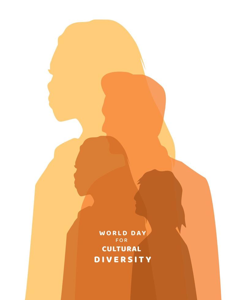 dia mundial de la diversidad cultural vector